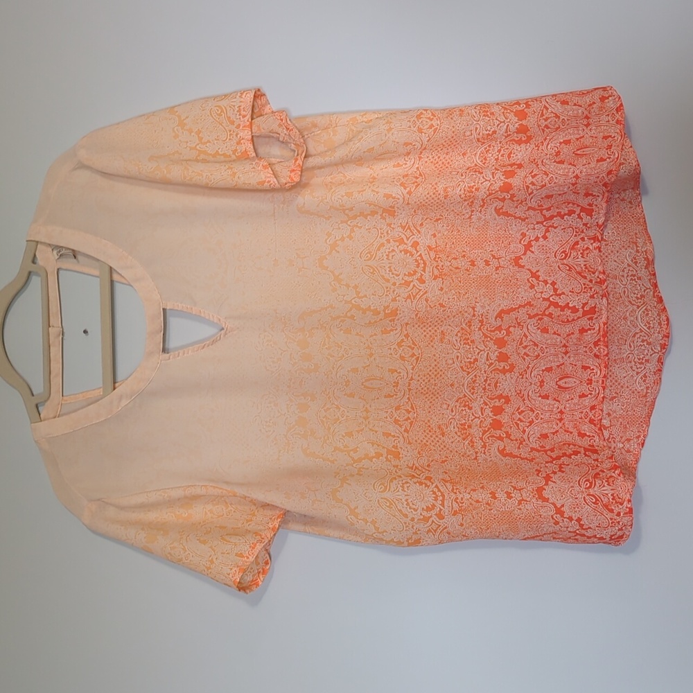 Beautiful Ombre Orange Shirt
